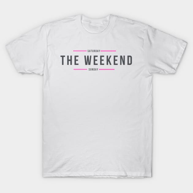 The Weekend logo T-Shirt by GRKiT